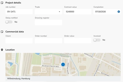 A Location on the Card