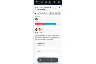 Cards on a Phone